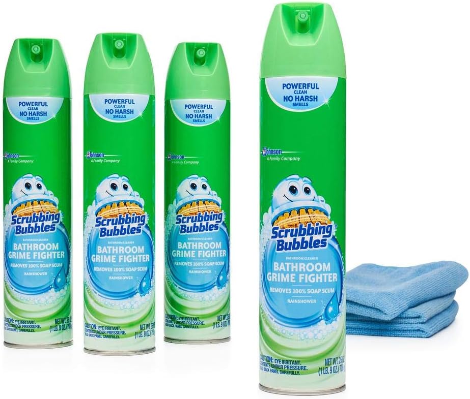 Scrubbing Bubbles 39572 Dow Bathroom Cleaner, 25 ounces (Pack of 4) : Health & Household