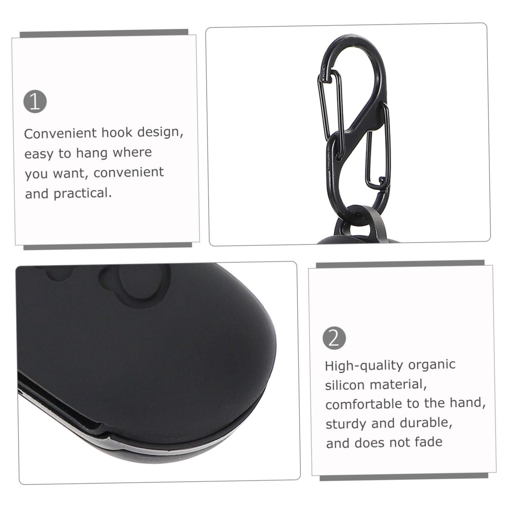 DOITOOL Estuche para 3 Auriculares Compatibles con Buds Carcasa Protectora De Alta con Orificio De Carga Preciso.