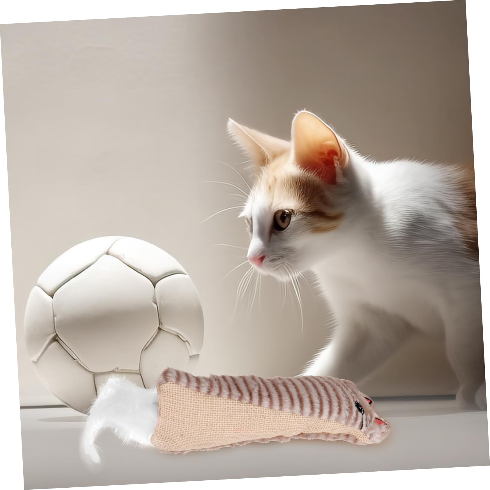 Jouet À Mâcher en Papier Sisal pour Chat Dintérieur
