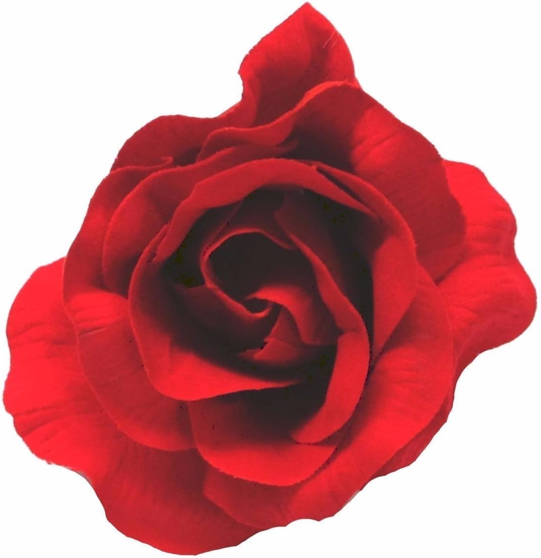 DangerousFXDeep Red Large Burlesque Carmen Flower Rose Flamenco Dancer Pin up Hair Clip Slide by DangerousFX