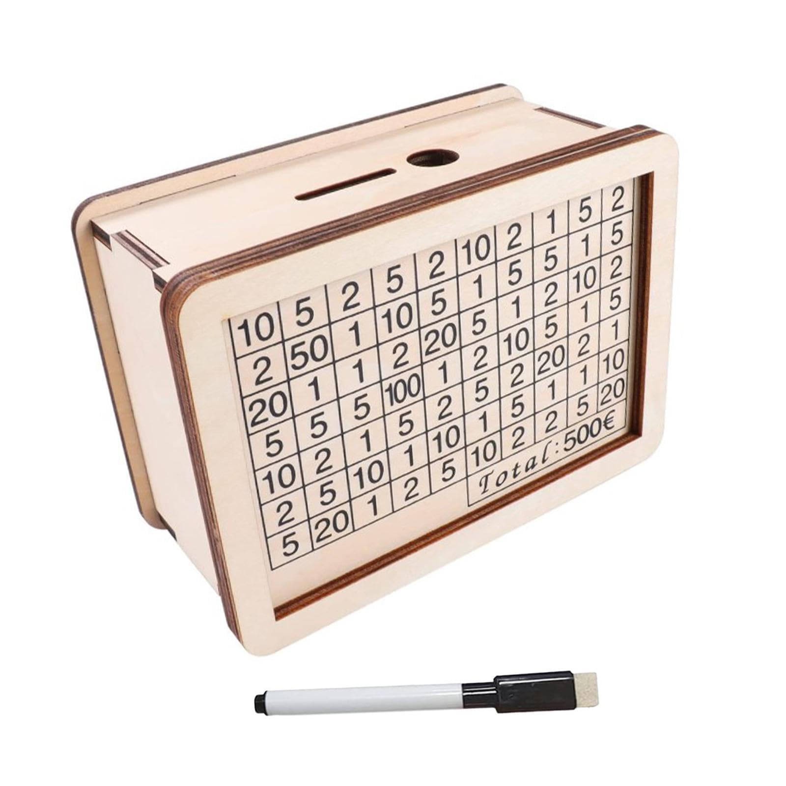 QIXCXAZ Handmade Wooden Piggy Bank With Counter Stylish Money Box for Creative Gift Option For Kids Adults Saving Money Piggy Bank For Adults Handmade Deposit Box