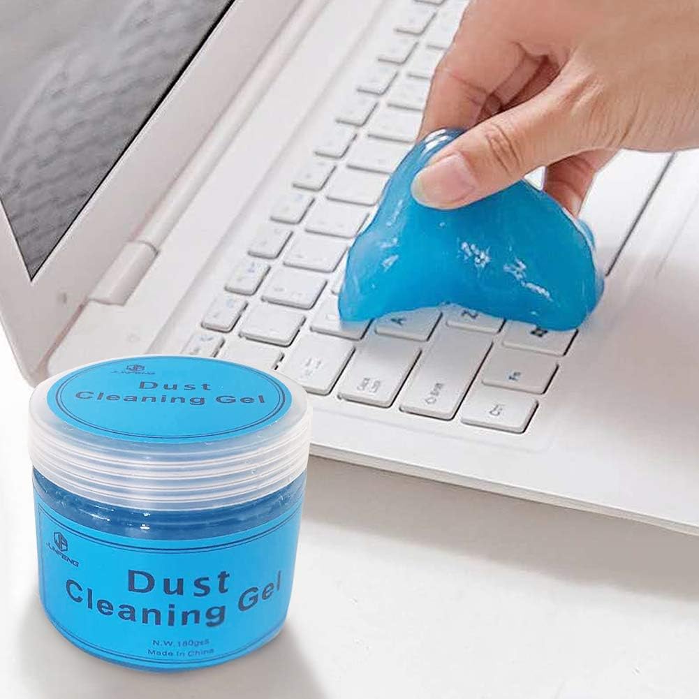 junfeng Cleaning Gel for Car Interior,Keyboard,Laptop.Car Detailing Cleaner Putty,Universal Home Tools,200G (Blue)