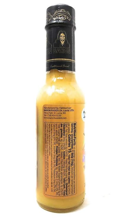 Baron Caribbean Banana Ketchup 5.5oz (3 Bottles)