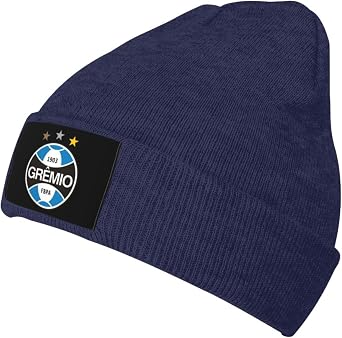 Esporte Clube Vitria Skull Cap Beanie Hat Navy Blue Knit Hat Warm Cap for Unisex Adult