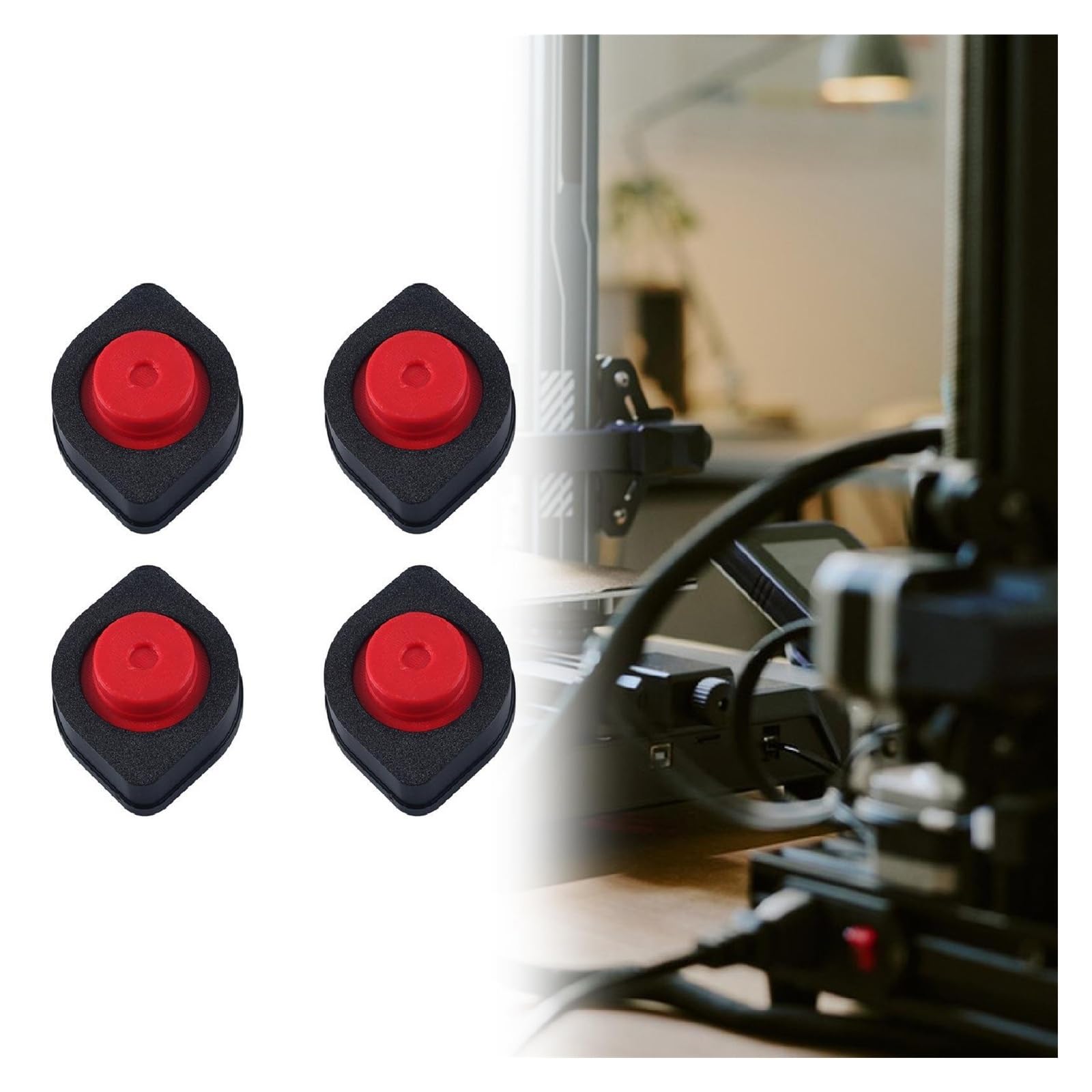 Piedini antivibranti da 4 pezzi for stampante 3D