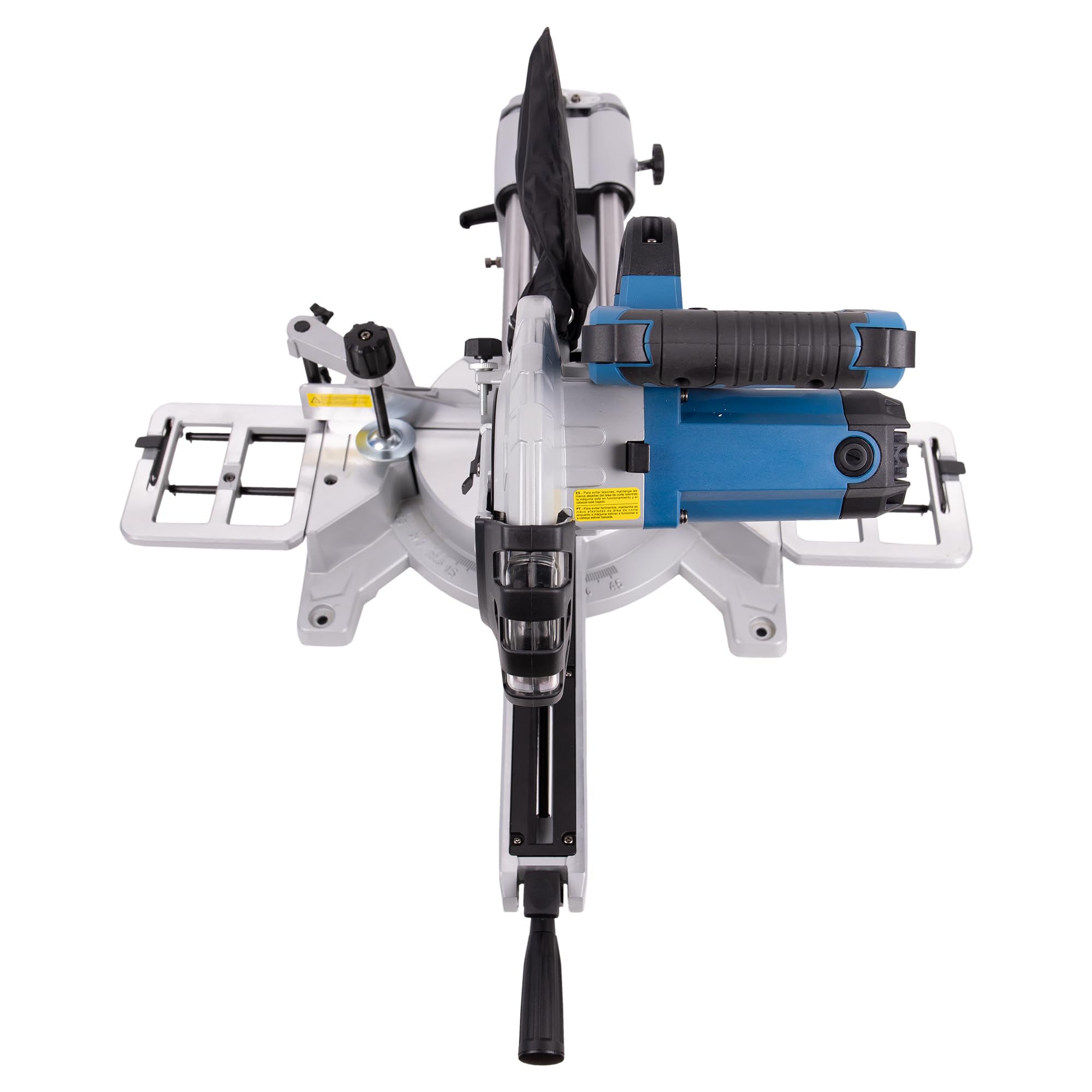Cofan Ingletadora eléctrica con cable 1450 W Ø210 mm 5000 rpm, Corte doble bisel e inglete, guía láser, barra deslizante, bolsa de serrín, engranajes reforzados