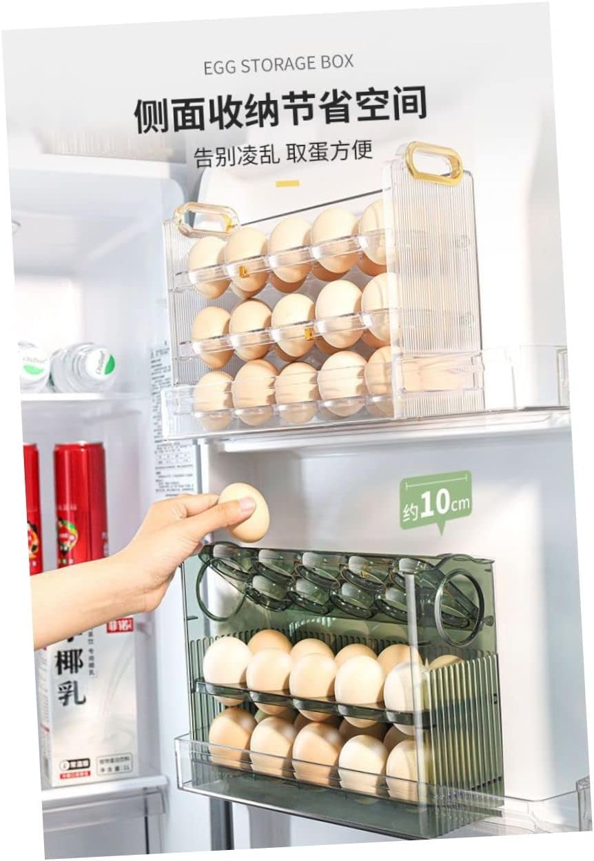Organizer Refrigerator Holder for Fridge Space-saving Capacity and Secure for Kitchens and Families