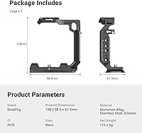 Vista 7 de SmallRig Media jaula para cámara Sony Alpha 7 V/Alpha 7R V/Alpha 7 IV/Alpha 7S III/Alpha 1/Alpha 7R IV - 3639