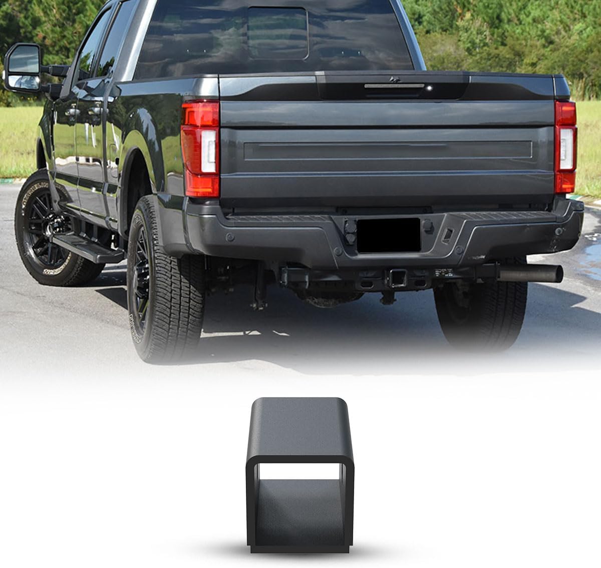 CPW 2-1/2 inch to 2 inch Trailer Hitch Adapter Black Powder Coat Heavy-Duty Steel Hitch Receiver Converter Sleeve, 2-1/2" to 2"