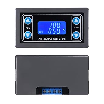 2pcs Signal Generator XY-PWM DC 3.3-30V Function Generator 5-30mA LCD Display Module PWM Pulse Frequency Generator Duty Cycle Rectangular Wave Square Wave Signal Generator