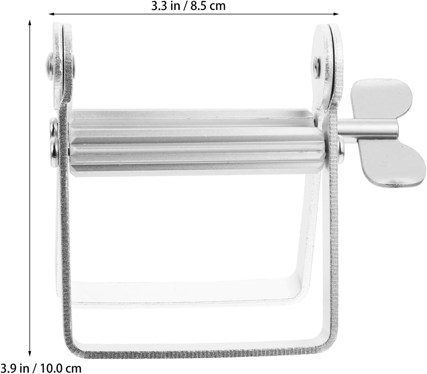 Wyciskarka do tubek, metalowa wyciskarka do tubek, bardzo duży rozmiar 8,5 cm, metalowe narzędzie do wyciskania, dozownik pasty do zębów, barwnik do włosów