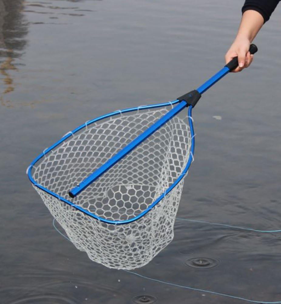 Amazon Gold Jack ランディングネット ラバーランディングネット 伸縮 軽量 アルミ合金 トラウト ジギング タイラバ エギング シーバス バス ボートフィッシング 釣り用品 Gold Jack 玉網 ランディングネット