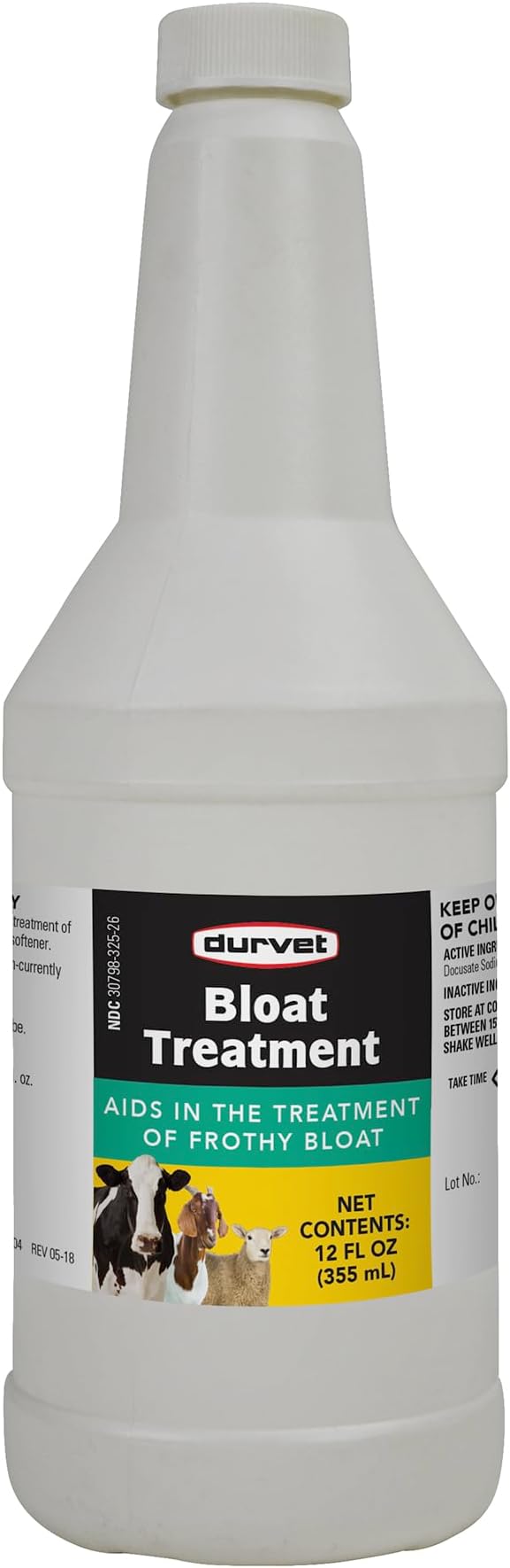 Durvet Bloat Treatment for Cattle, Sheep, and Goats, 12-Ounce Bottle