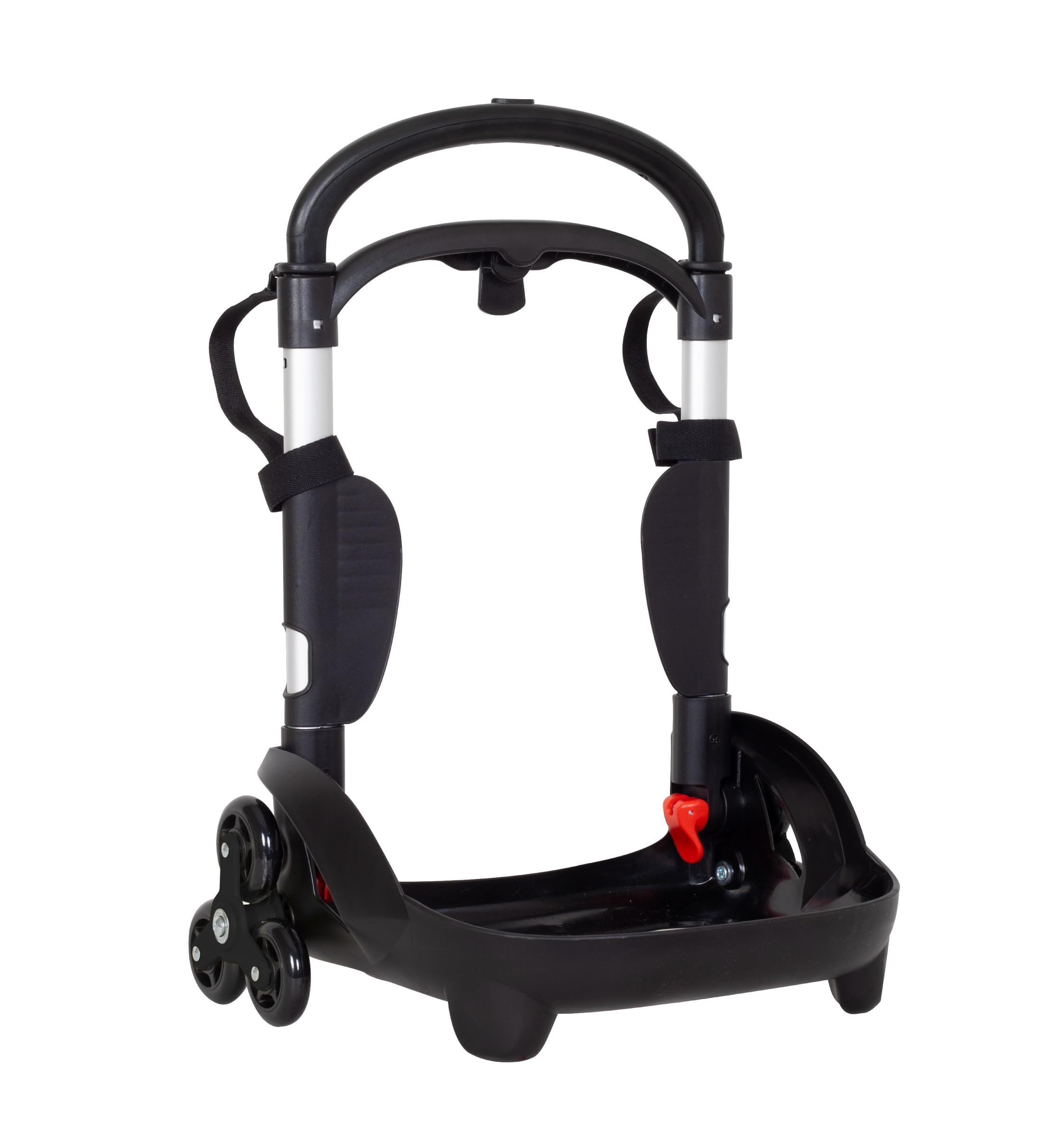 Seven Carrello Trolley Portazaino Be Box Flex 3 Ruote, Nero, Accessori Zaino, Scuola Elementare, Per Bambina e Bambino