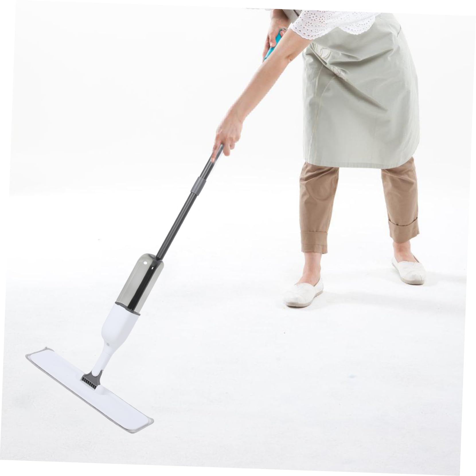 Sprüh Mop 350ml Edelstahl Bodenwischer mit Wassertank