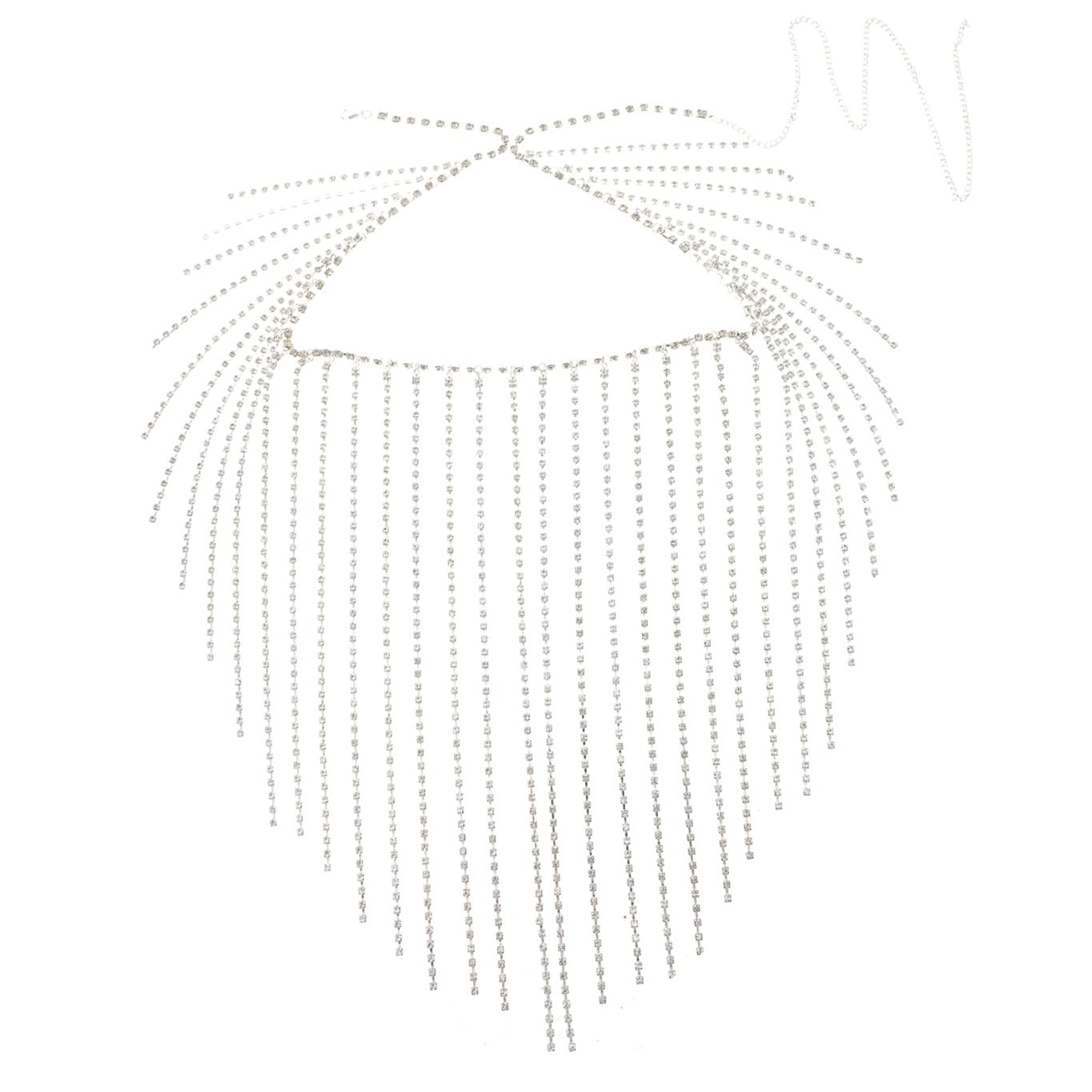 Cadena de cintura para mujer estilo borlas joyeria corporal para vestidos de fiesta 8