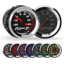 2" 52mm Boost Gauge with Sensor Kit Car Meter Boost