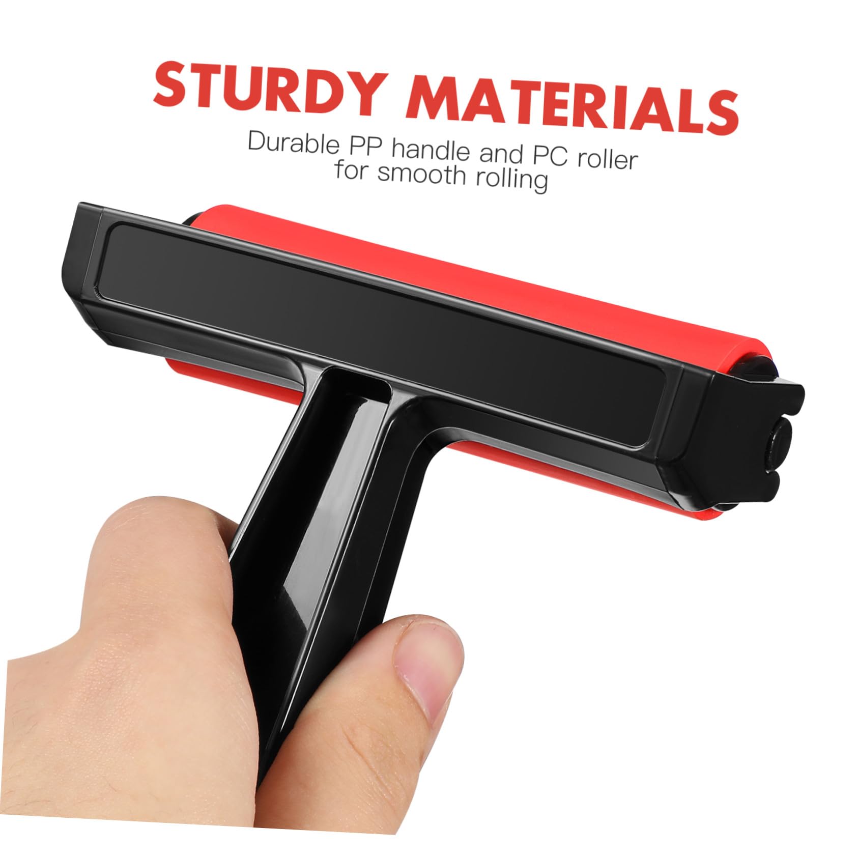 Housoutil 10 Piezas Rodillos de Impresión para Manualidades Unidades Herramienta Multiusos para Pintura Diamante Rodillos de Presión para Arte y Material Plástico Ligero y Ergonómico