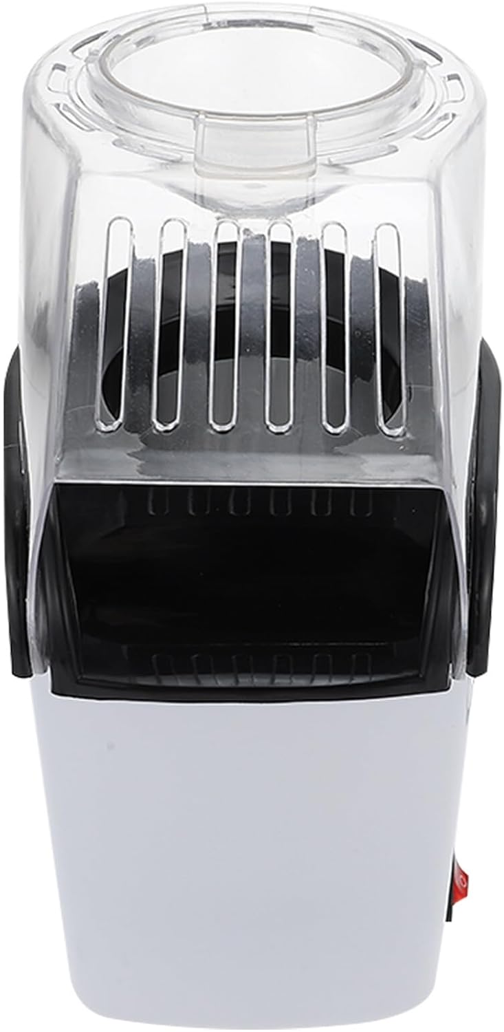 Mobestech Small Home Popcorn Maker Machine Material Healthy Hot Air Popcorn Popper with Food Grade Cover Easy Clean US Plug