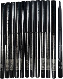 12pcs Nabi Retractable Waterproof Black Eyeliner (Wholesale Lot) Pencil