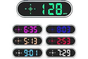 Universal Car Head Up Display Speedometer with GPS, Real-Time Speed & Mileage...