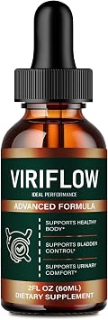 ViriFlow Drops, Official ViriFlow Prostate Health Supplements for Men - Maximum Strength, All Natural Support Droppers for Daily Wellness, Advanced Viri Flow Health Reviews 1 Pack
