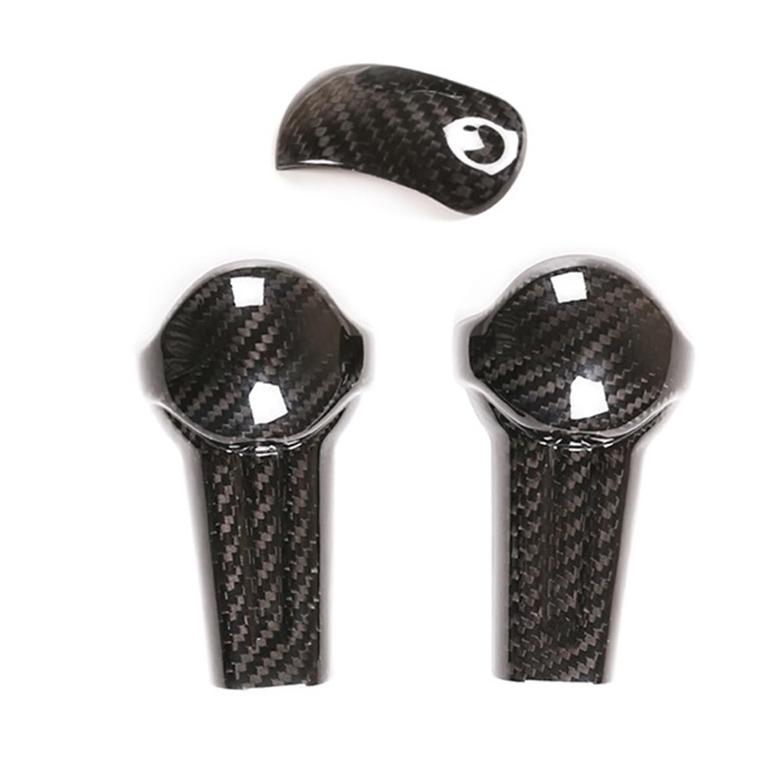 THXZINGLWG Compatible for Ford Mustang Carbon Fiber Shift Knob Cover
