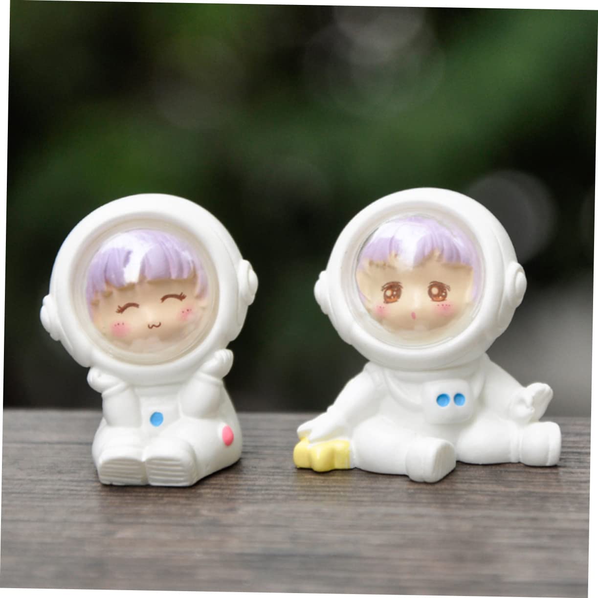 SOIMISS 5 Series Figuritas De Astronautas Adorables Decoración De Escritorio Estatuillas De Astronautas Adorno Hogar Oficina Y 4 Piezas X 5