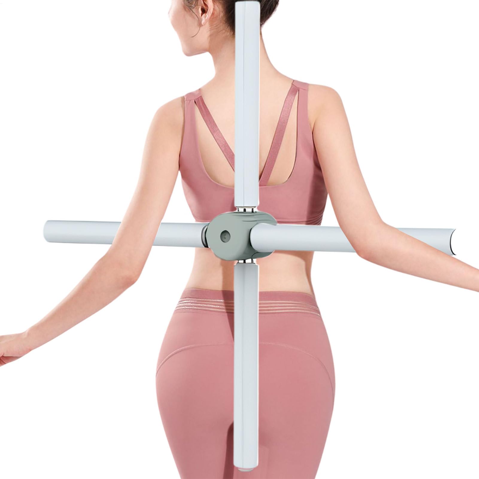 Yoga Stöcke Für Die Rückenhaltung, Yoga Kreuzstab Haltungskorrektur, Einziehbarer Buckel Korrekturstab, Retractable Stretching Tool Für Jugendliche Studenten Erwachsene