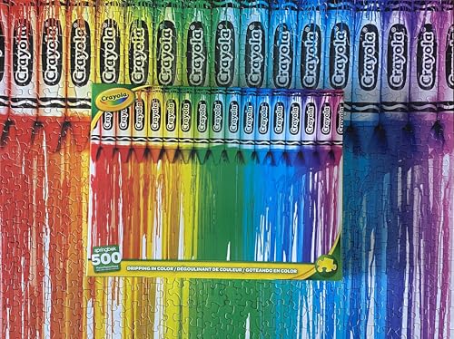 Springbok Crayola Dripping in Color 500 Piece Jigsaw Puzzle for Adults and Family - Unique Cut Pieces - Made in USA by Springbok - Image 5