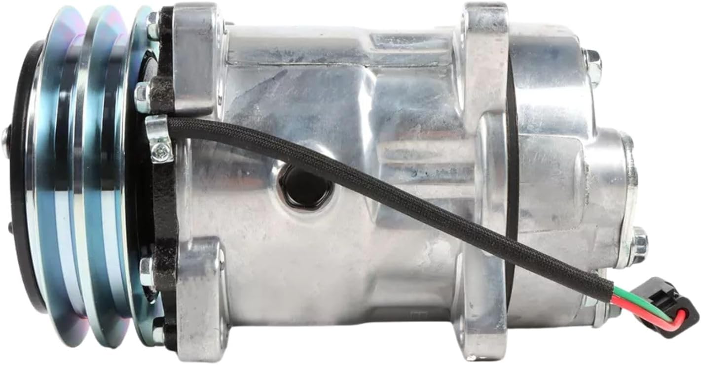 24V 15082742 A/C Compressor Compatible for Volvo Crawler Excavator EC140B EC140C EC160B