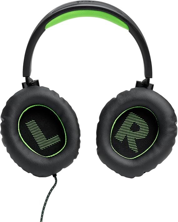 JBL Quantum 100X - Wired Over-Ear Gaming Headset with Detachable Mic, JBL QuantumSOUND Signature Memory Foam Comfortable for Windows Sonic Surround Sound Black