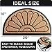ubdyo Front Door Mat - Low Pile Front Door Mat Outside Entrance - Muddy Dirt Trapping Welcome Matt Outdoor - Rubber Backing Anti Slip Indoor Doormat Entrance, 30