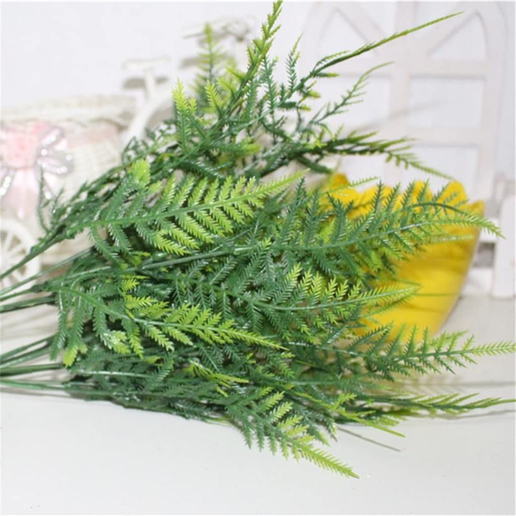 Groene Kunstmatige Varen Plant Tak Gebladerte Bloemen Voor Indoor Home Office De
