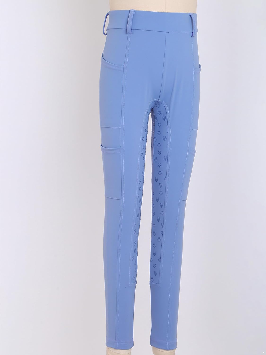 Horse Riding Pants for Girls Boys Full Seat Equestrian Pants Breeches Horseback Tights Sweatpants