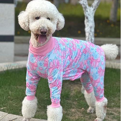 Miniatura 4 de Xqpetlihai Camisa de recuperación para heridas abdominales o enfermedades de la piel, body para perros para eliminar alergias, antilamidas, traje de