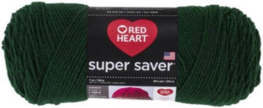 Red Heart Super Saver Yarn-Hunter Green
