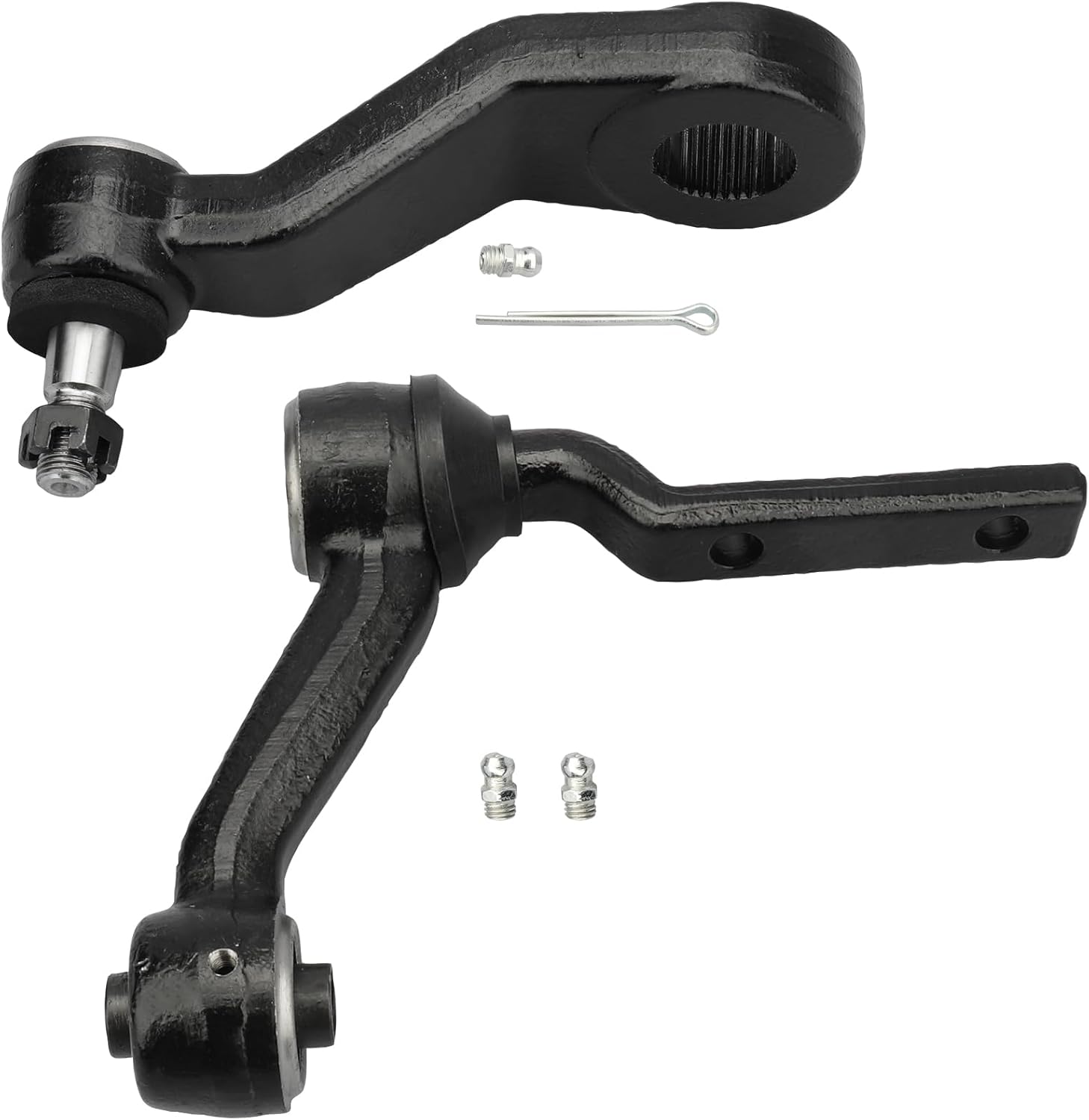 IRONTEK 14pcs Front Suspension Kit Lower Upper Control Arms w/Ball Joints Sway Bars Tie Rods Fit for 1998-02 for Ford Crown Victoria, 1998-02 for Lincoln Town Car, 98-02 for Mercury Grand Marquis