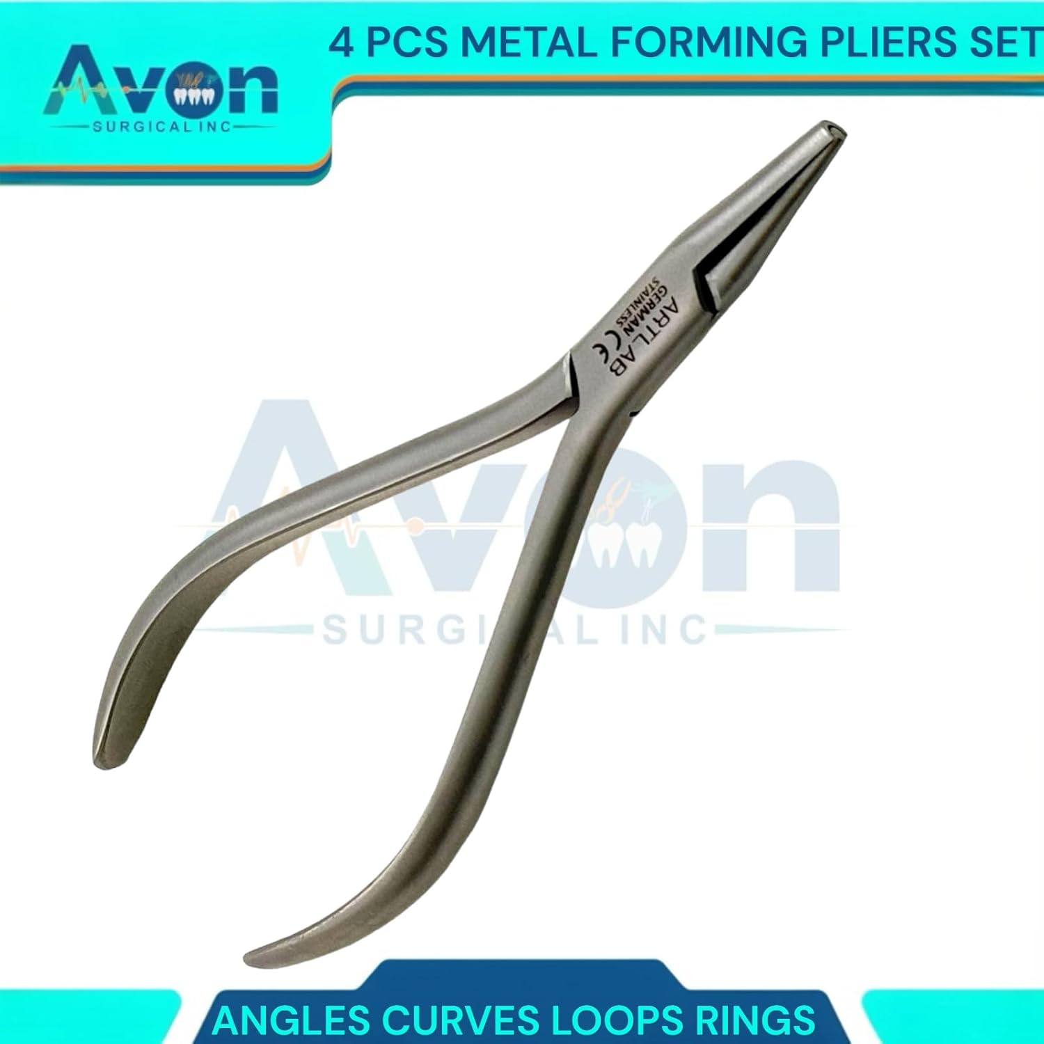 4 Pliers Types for Metal Forming, Wire Bending for Making Loops, Curves, Rings, Angles, Wire Shape Forning Pliers for Crafts, Hobby, and More. - Image 6