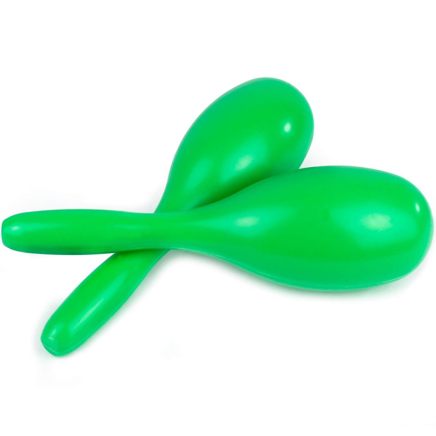 Tiger Pack of 4 Plastic, Colourful Maracas - Full Size, Various - Image 2