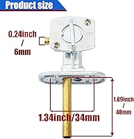 Vista 2 de Interruptor de válvula de combustible compatible con Yamaha Banshee Big Bear Blaster Bruin Grizzly Moto-4 Kodiak Raptor Radian Road Royal Timberwolf