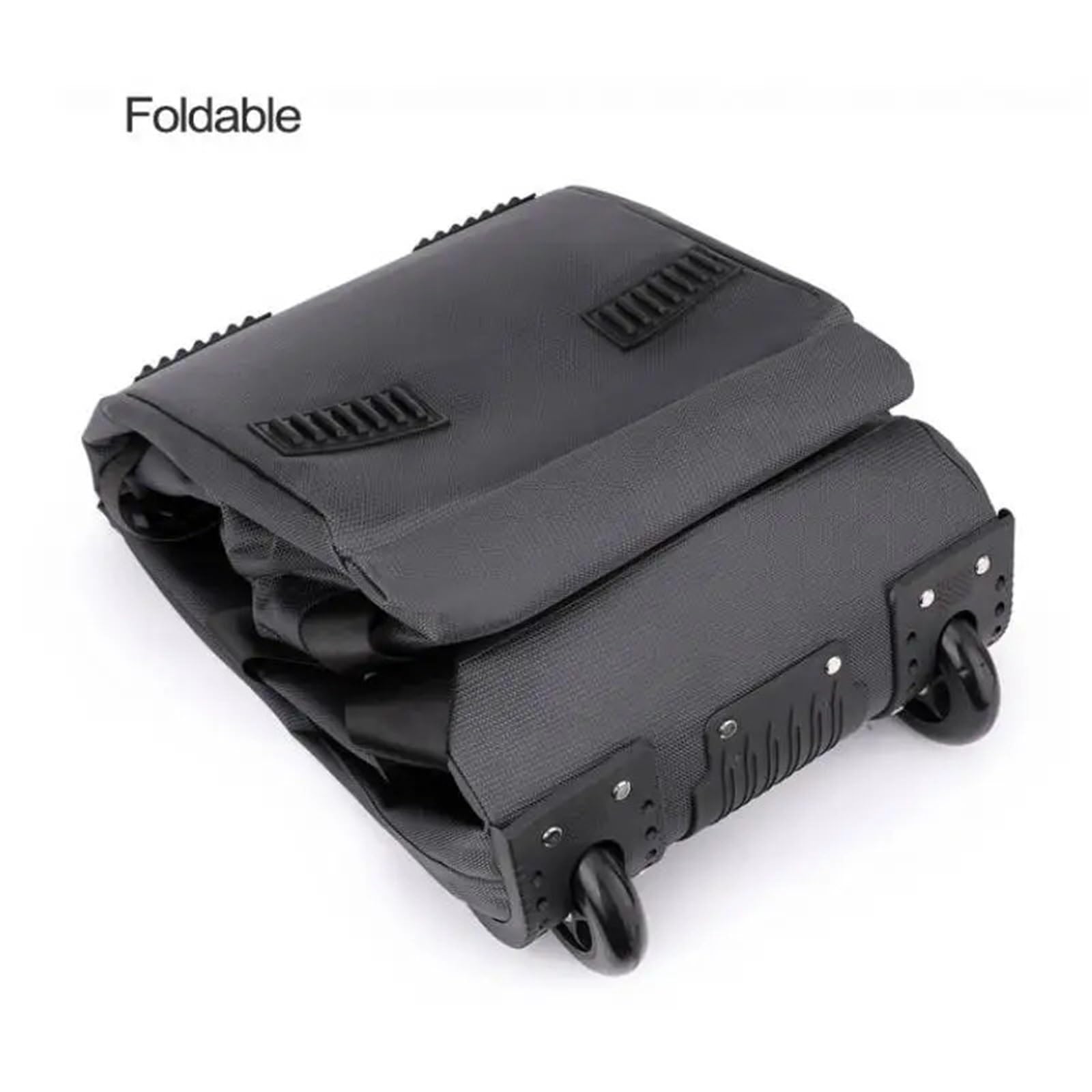 Borsa da viaggio pieghevole con ruote, for campeggio, escursionismo, auto, bagagli, trasloco, grande, zaino sportivo e fitness(Grey)