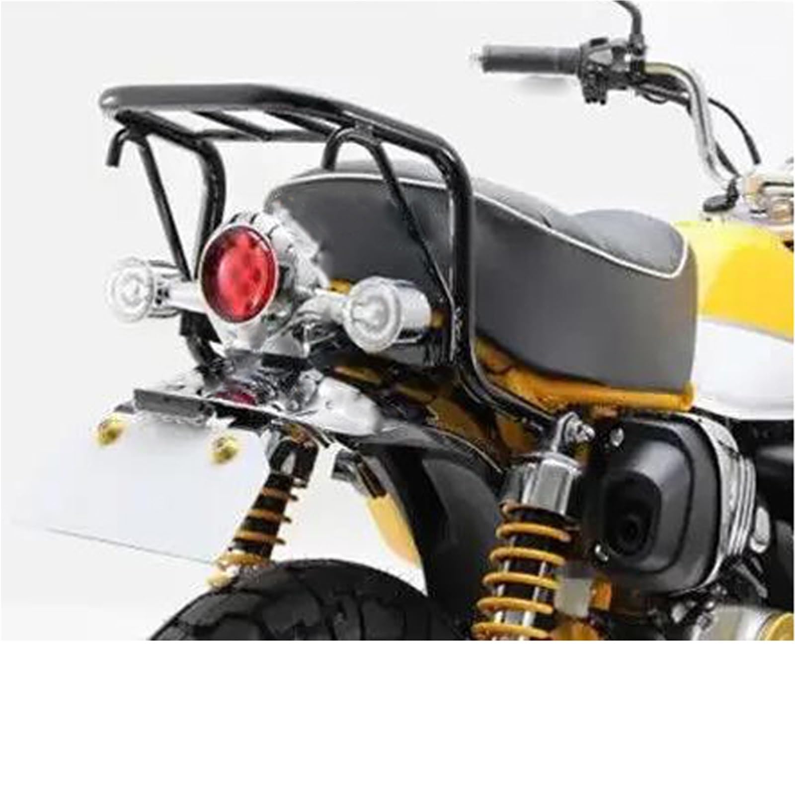 Accesorios para matrículas Accesorios para Motocicletas para Honda para Monkey 125 2018-2023 2022 2021 2020 2019 Soporte De Matrícula Trasero(Rosso)