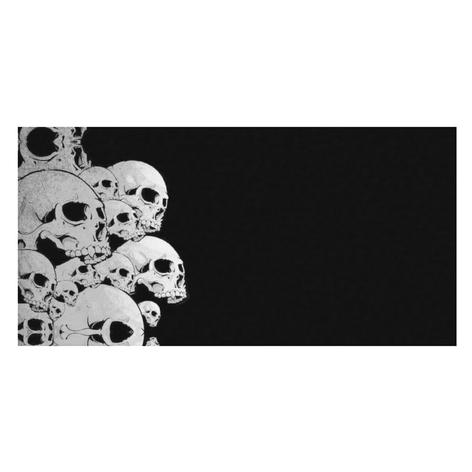 LWORZIIB Beach Towel, Black Skulls Bath Towel, Pool Towel Great for Gym Swimming 80 X 160cm
