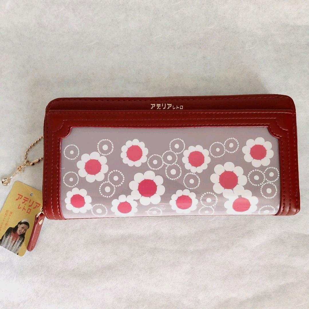 33B　アデリアレトロ ラウンドファスナー 長財布 花ざかり＆花まわし 33B様専用 アデリアレトロ ラウンドファスナー 長財布 花ざかり＆花