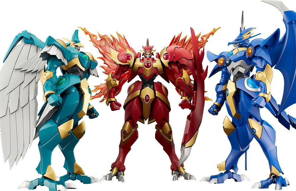 Magic Knight Rayearth: 3 Legendary Rune Gods Set Moderoid Model Kit