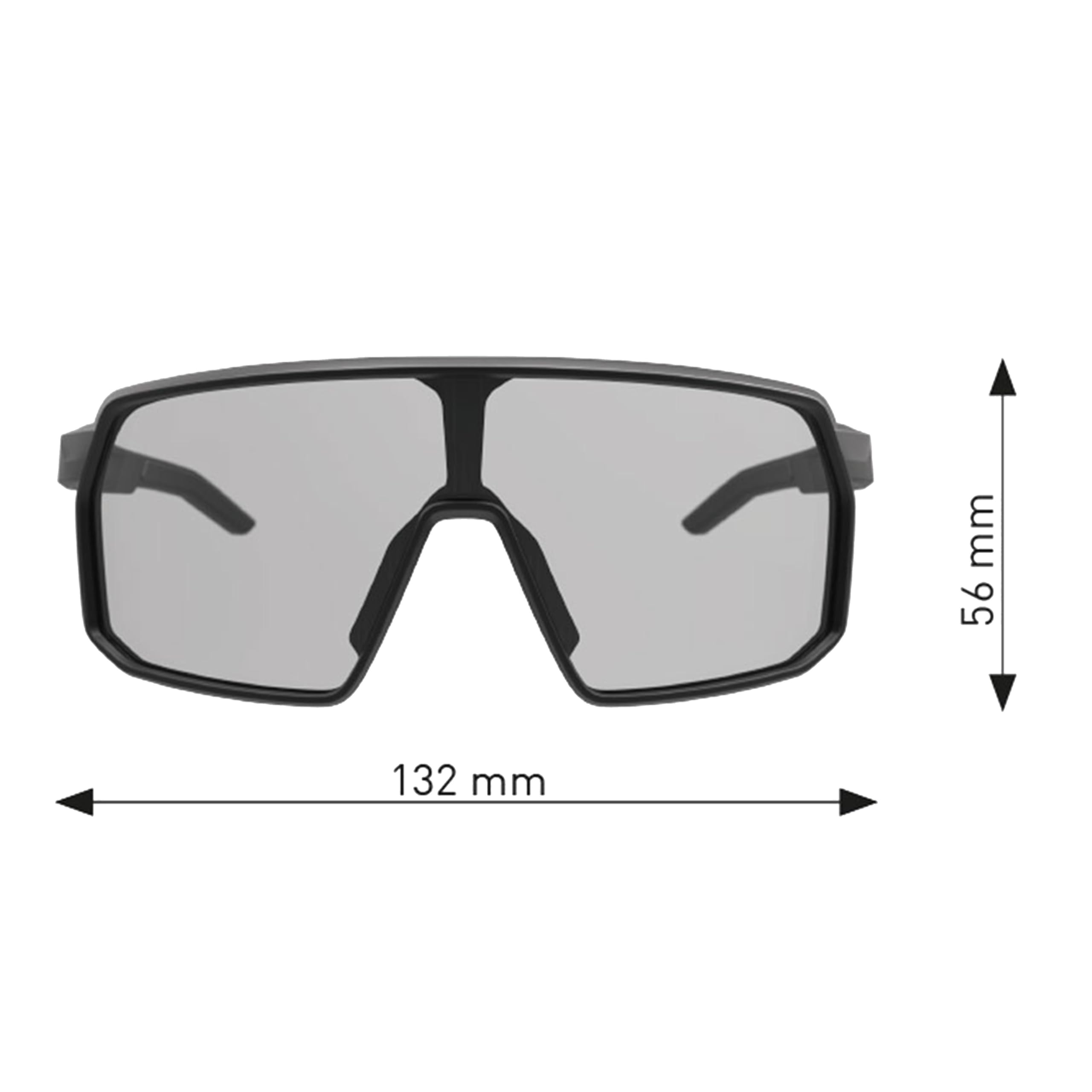 Cratoni Occhiali da ciclismo Skyvision Photocromic sabbia opaca/trasparente blu mirror occhiali da sole 100% protezione UV