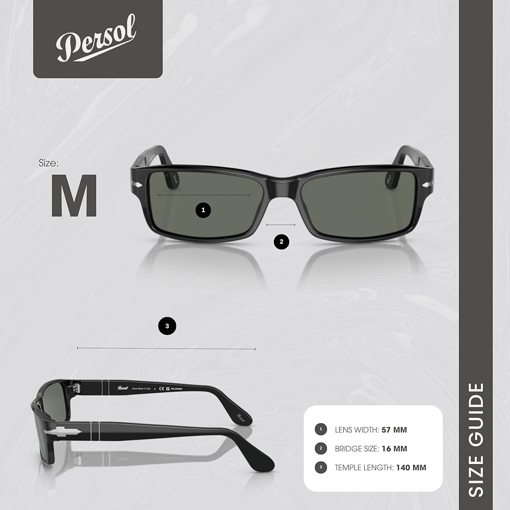 ペルソール2747- S 95/48 57口16 140. 3P Persol PO2747S Sunglasses in Black | Persol® Persol Japan
