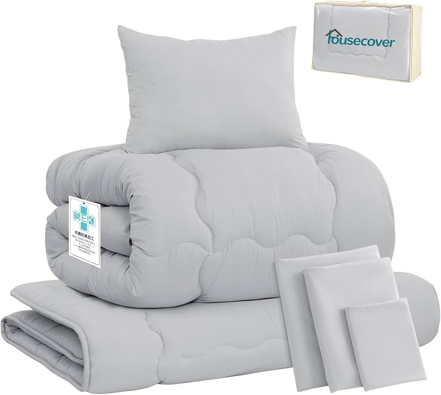 Housecover 布団セット セミダブル 7点セット SEK認証 抗菌 防臭 Amazon｜Housecover 布団セット セミダブル 7点セット SEK認証 抗菌
