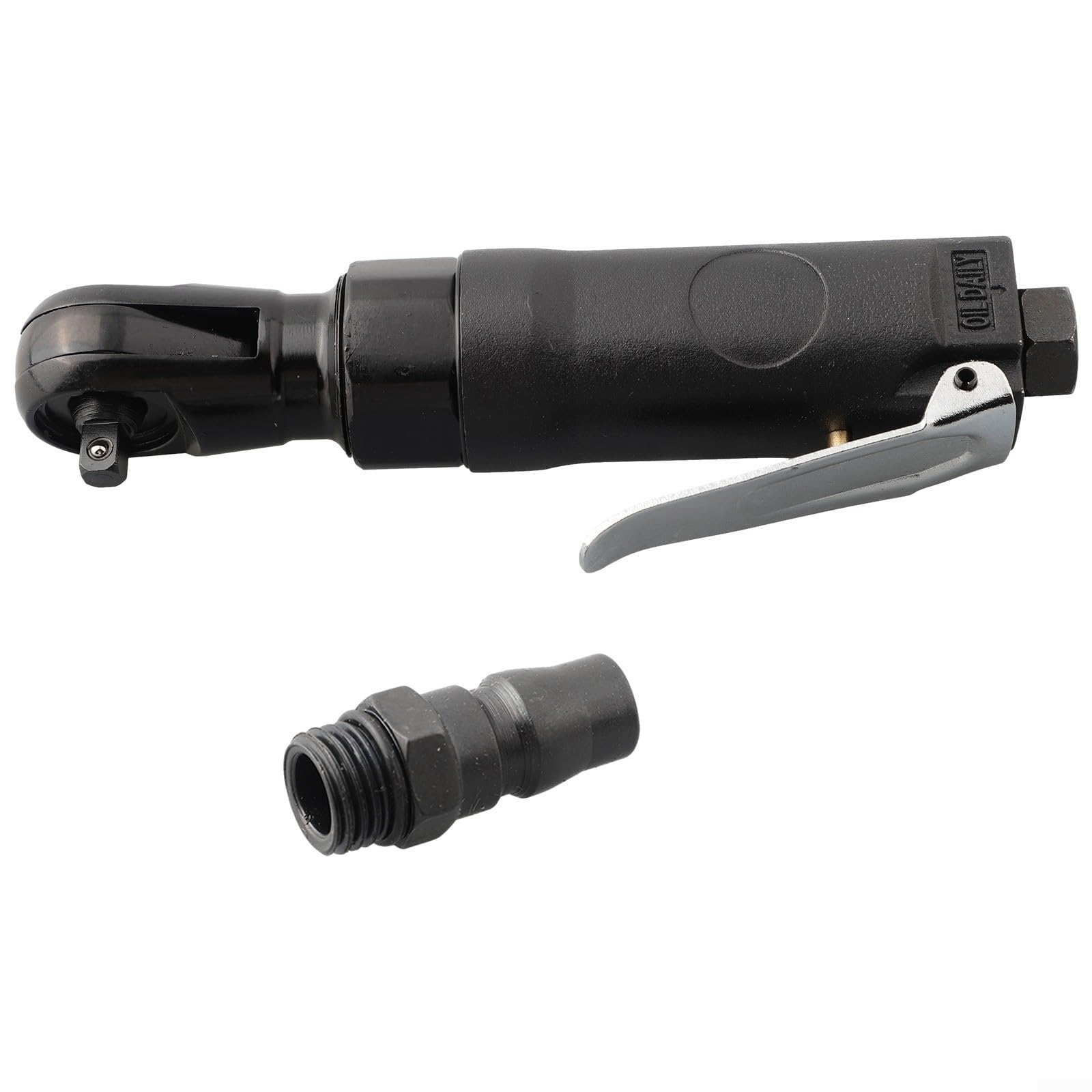 Llave de trinquete neumática profesional de alto par de torsión de cabeza cuadrada de 1/4 pulgadas, 160-250 rpm para maquinaria de construcción naval, industria automotriz